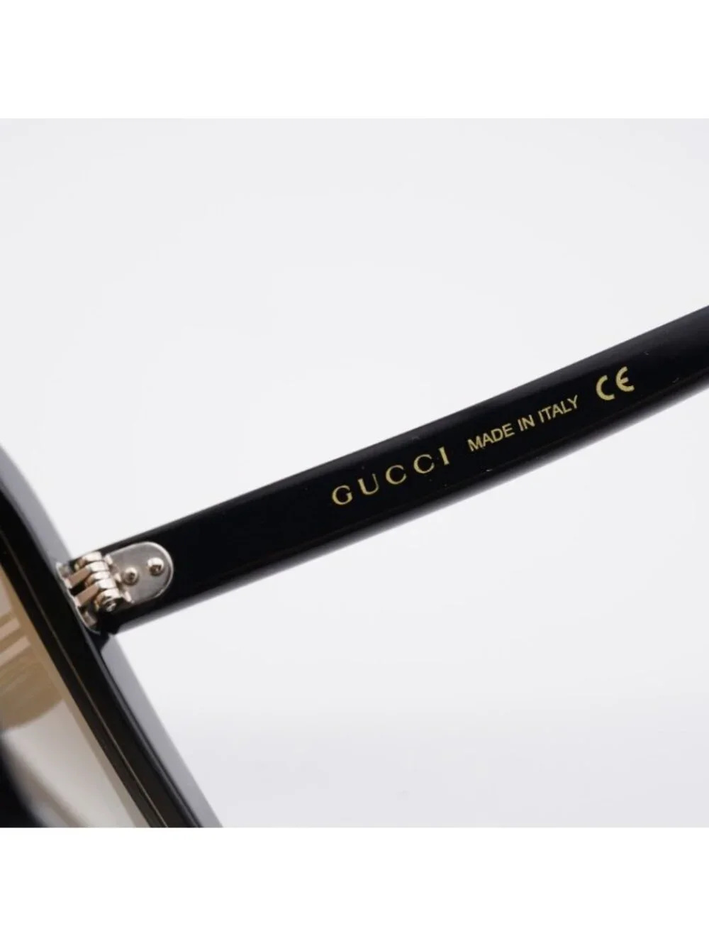 Gucci GG0471S 001 Sunglasses Black Butterfly Frame, Brown Gradient Lenses